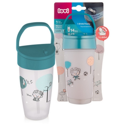 Kubek ze słomką Freestyle 350ml Lovely Boy 35/355boy LOVI