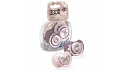 LOVI Smoczek Silikonowy Dynamiczny 3-6m Botanic Girl 2 szt. 22/870girl