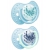 Smoczek Silikonowy Dynamiczny LOVI 3-6 m 2 szt. Tie Dye Blue 22/918boy