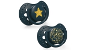 LOVI Smoczek Silikonowy Dynamiczny +18m Stardust 2 sztuki Green 22/895