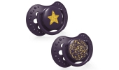 LOVI Smoczek Silikonowy Dynamiczny +18m Stardust 2 sztuki Violet 22/895