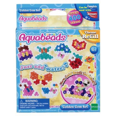 Aquabeads - Zestaw koralików ze złotym klejnocikiem 31048 / M&Z