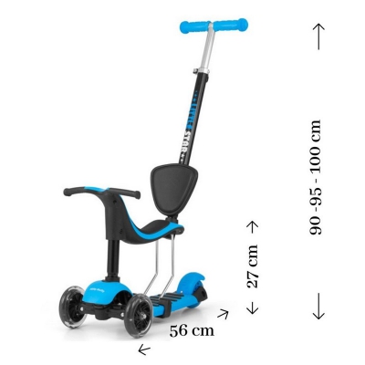 Scooter Little Star Blue Milly Mally