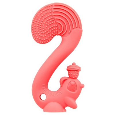 Mombella Gryzak Zabawka Squirrel Red