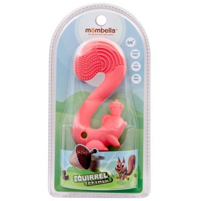 Mombella Gryzak Zabawka Squirrel Red