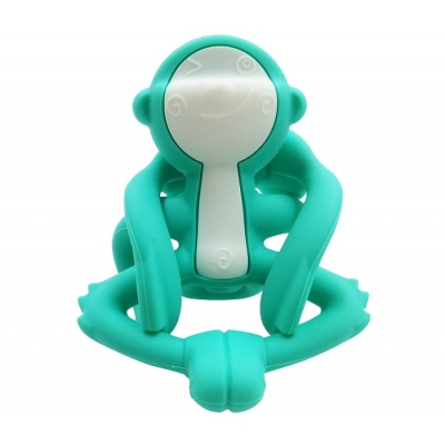 Mombella Gryzak Zabawka Małpka Blue