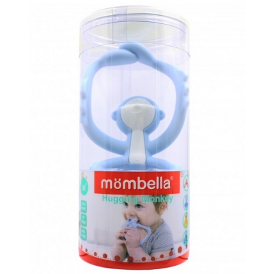 Mombella Gryzak Zabawka Małpka Light Blue