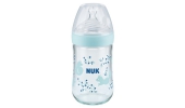 Butelka NUK Nature Sense szklana 240 ml ze wskaźnikiem temperatury 745.117_A