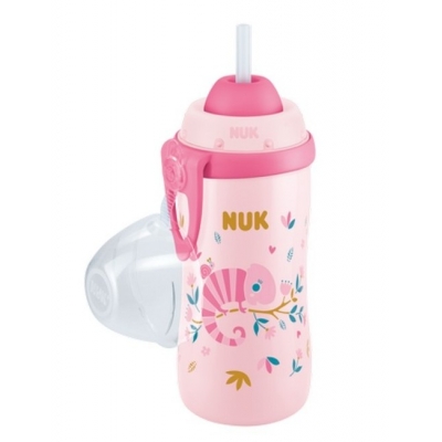 Kubek Flexi Cup Silikonowa Słomka 300 ml. NUK 255.575 Kameleon / NUK