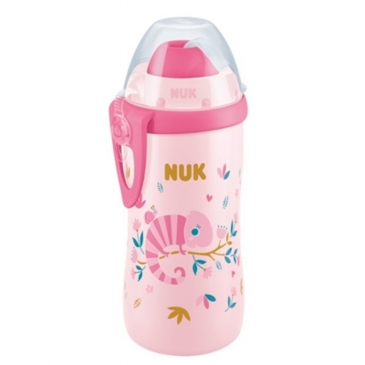 Kubek Flexi Cup Silikonowa Słomka 300 ml. NUK 255.575 Kameleon / NUK