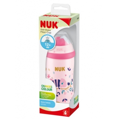 Kubek Flexi Cup Silikonowa Słomka 300 ml. NUK 255.575 Kameleon / NUK