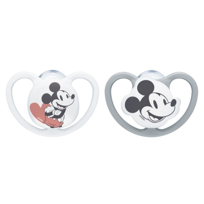 Smoczek Silikonowy Space Disney Myszka Miki 18-36m 2 szt.177.176_B NUK
