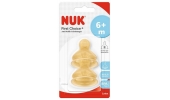 Lateksowy Smoczek do Butelki NUK First Choice Plus od 6 miesięcy M -2 szt.