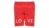 Leginsy Krótkie LOVE AND LOVE Czerwone rozmiar 74 / PINOKIO