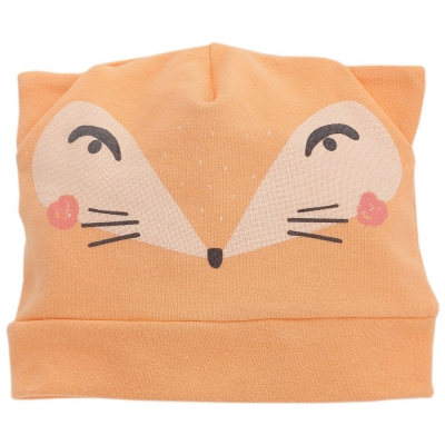 Czapka ciepła Smart Fox, roz. 86, Pomarańczowa