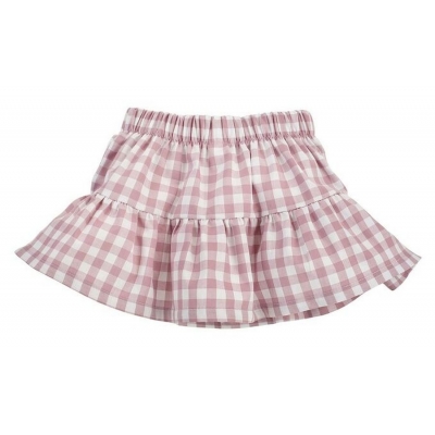 Spódnica w Różową Kratkę Sweet Cherry rozmiar 74 PINOKIO