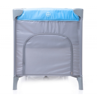 PlusBaby Dwupoziomowe Łóżeczko Turystyczne Blue / Grey