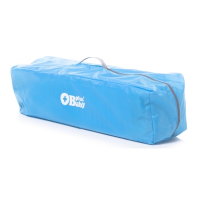 PlusBaby Dwupoziomowe Łóżeczko Turystyczne Blue / Grey