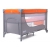 PlusBaby Dwupoziomowe Łóżeczko Turystyczne Orange / Grey