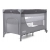PlusBaby Dwupoziomowe Łóżeczko Turystyczne Dark Grey / Grey
