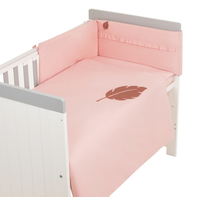Zestaw Pościeli 3-elementowy Listka Róż Plus Baby
