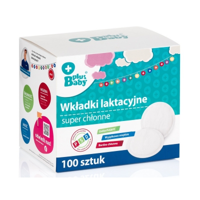 PlusBaby Wkładki laktacyjne 100 sztuk