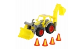 "ConsTruck" Traktor-Ładowarka z Łyżką w siatce 0377 Wader-Polesie