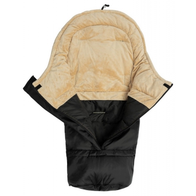 Śpiworek Combi 3w1 Minky Black/Beige Sensillo