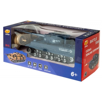 Czołg R/C z ładowarką Niebieski SP84400 Smily Play