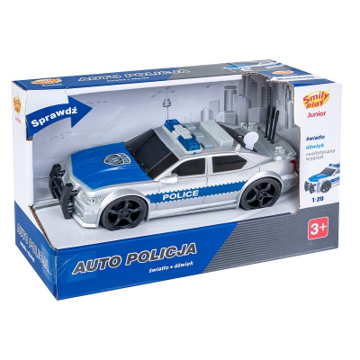 Auto Policja Światło Dźwięk SP83987 Smily Play / Winfun
