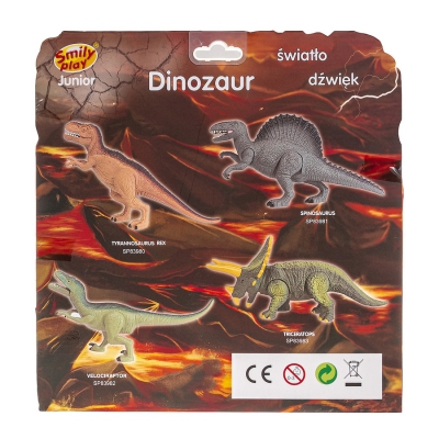 Dinozaur Światło Dźwięk SP83980 Smily Play
