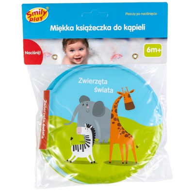 Książeczka do kąpieli Zwierzęta Świata SP83975 Smily Play