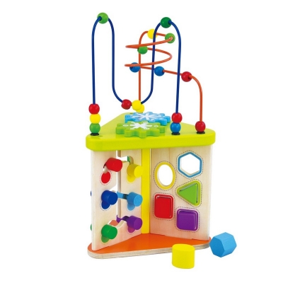 Drewniana Zabawka Edukacyjna AKTYWNY TRÓJKĄT AC7622 Smily Play
