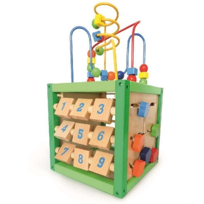 Edukacyjna Zabawka z Drewna ZACZAROWANE PUDEŁKO DT5017A Smily Play
