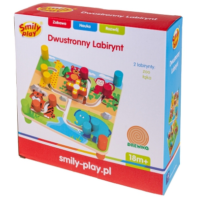 Dwustronny Labirynt AC7326 Smily Play