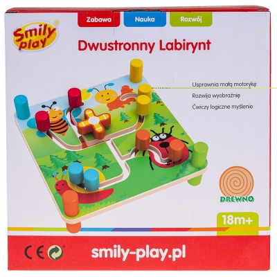 Dwustronny Labirynt AC7326 Smily Play