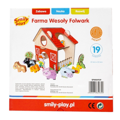 Drewniany Domek Farma SPW84939 Smily Play