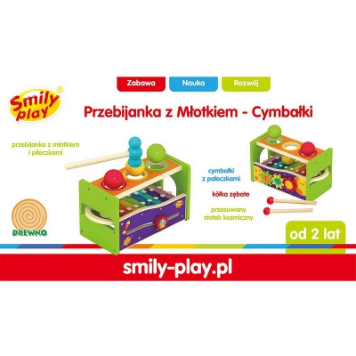 Przebijanka z młotkiem Cymbałki SPW84954 Smily Play / Winfun