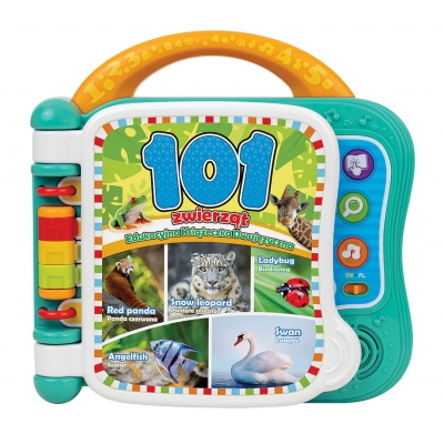 Edukacyjna Książeczka Dwujęzyczna 101 Zwierząt 240402 Smily Play / Winfun