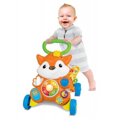 Jeździk Chodzik Pchacz Interaktywny Lis 000878 Smily Play / Winfun