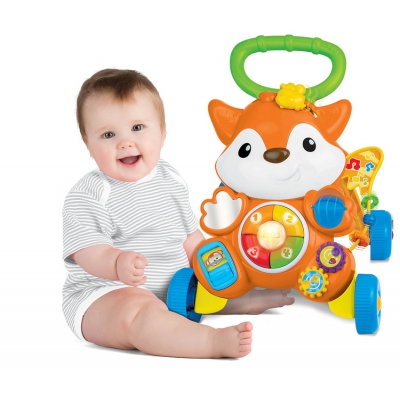 Jeździk Chodzik Pchacz Interaktywny Lis 000878 Smily Play / Winfun