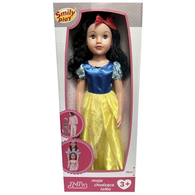 Lalka Chodząca 70cm Królewna Śnieżka SP83723 Smily Play