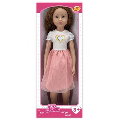 Lalka Chodząca za rękę Julka 80cm. SP84972 Smily Play