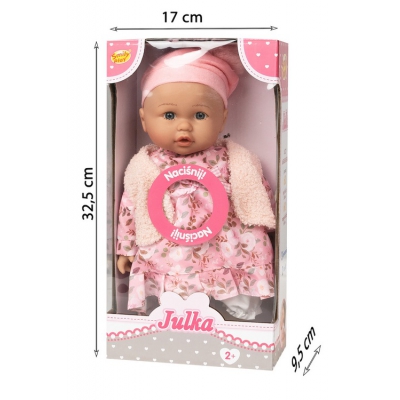 Lalka Julka Bobas 32 cm. SP84975 Smily Play