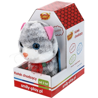 Kotek Chodzący Szary SP83915 Smily Play
