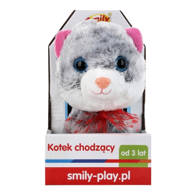 Kotek Chodzący Szary SP83915 Smily Play