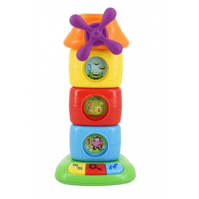 Interaktywna Piramidka Wiatrak s16515 Smily Play