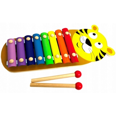 Cymbałki Drewniane TYGRYSEK AC7641T Smily Play