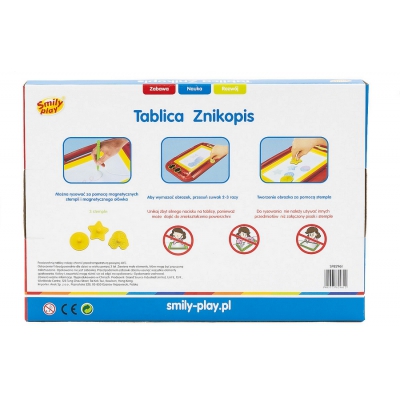 Tablica Znikopis Czerwona SP83441 Smily Play