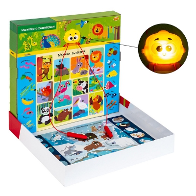 Quiz Elektryczny Wszystko o zwierzętach SP98277 Smily Play